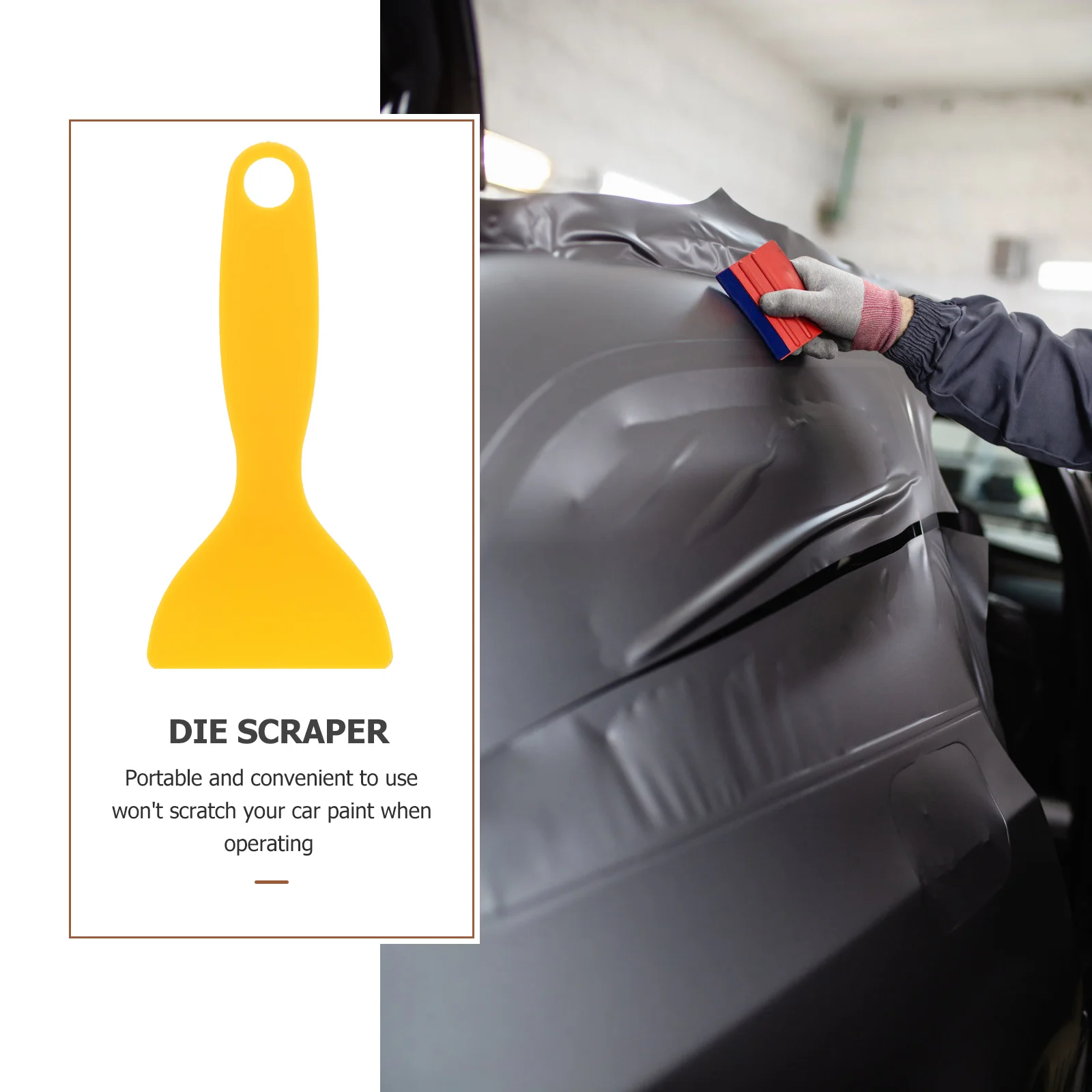 

25Pcs Car Wrap Vinyl Film Tool Gap Scraper Easy Apply Remove Adhesive Stickers Edge No Damage Professional Gadget for Window