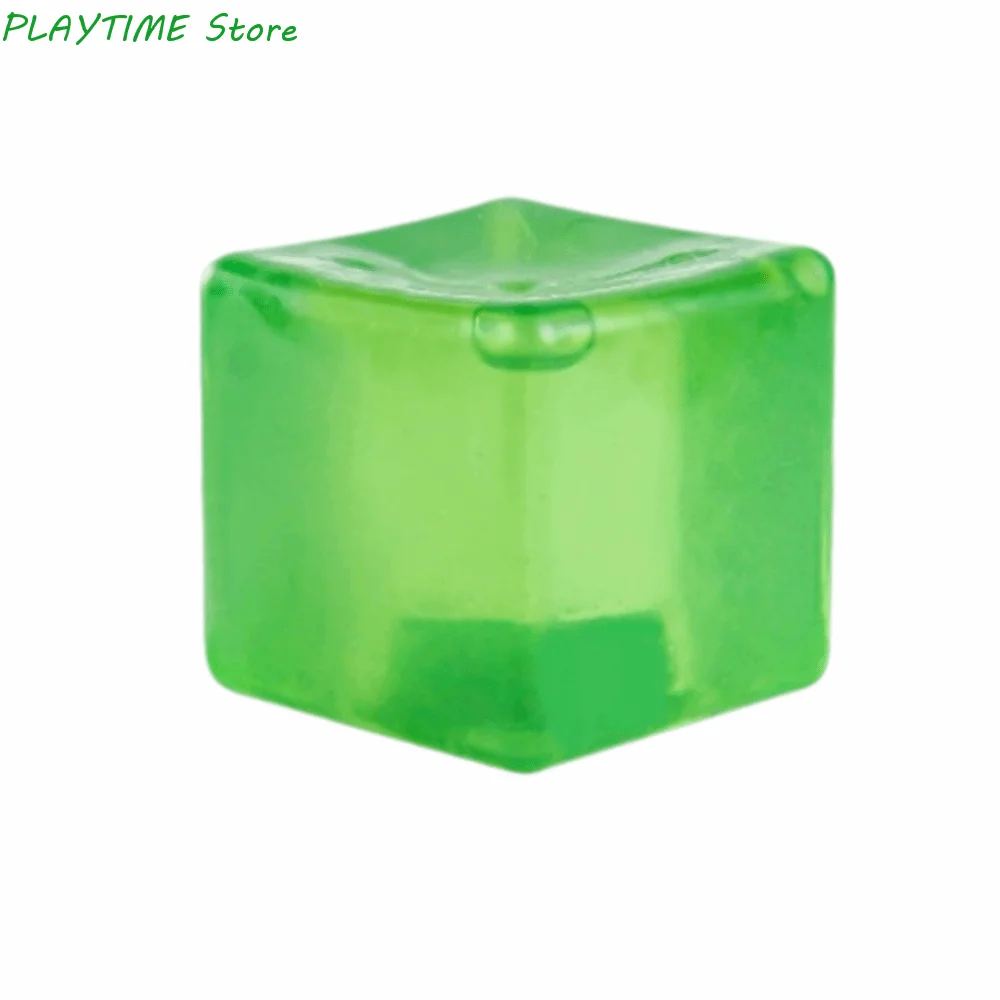 

Clear Cube Squeeze Ball Glutinous Soft Sensory Cube Stretchable Ball Transparent Cube Slow Rebound Toy Daily Venting