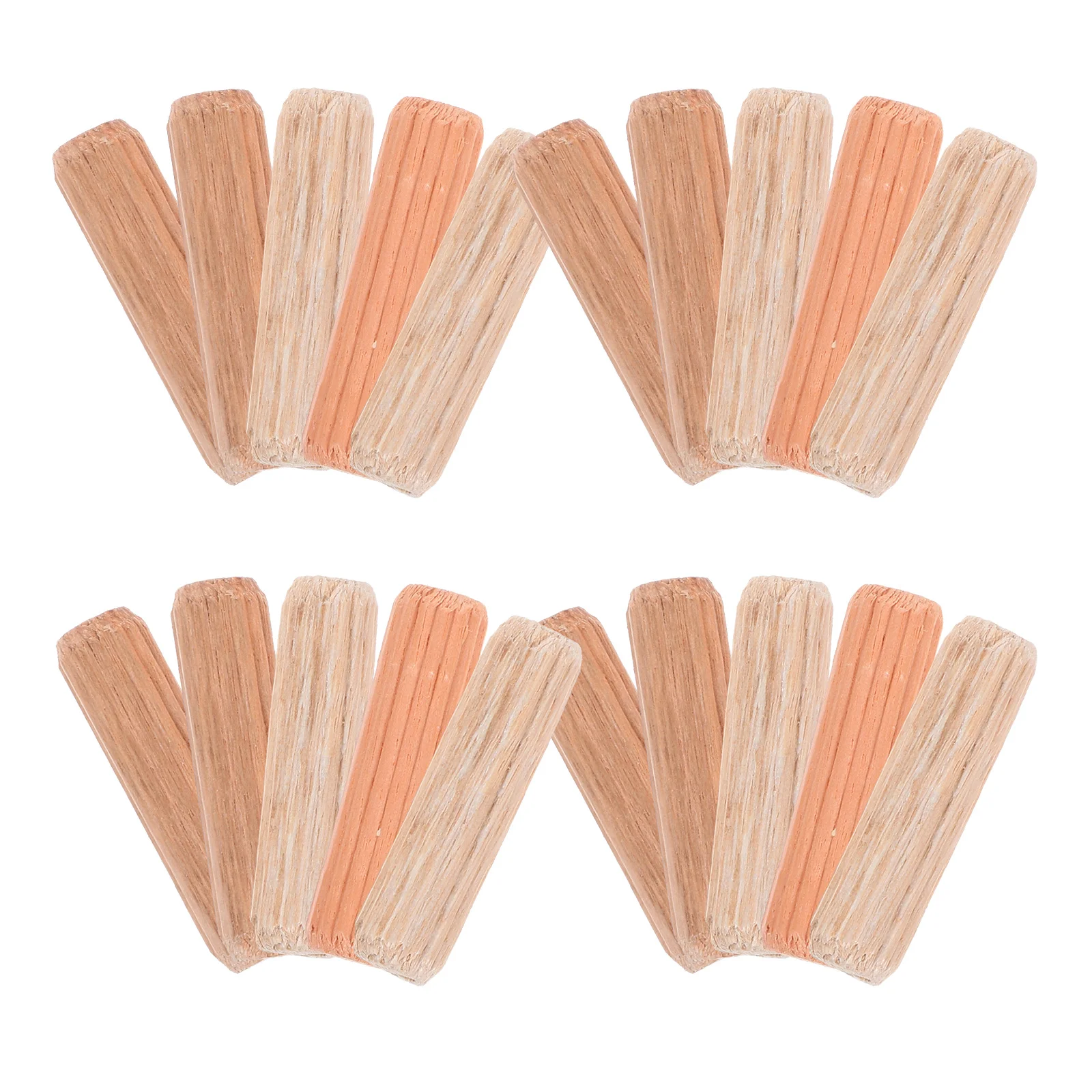 

100Pcs Solid Hardwood Furniture Fixing Wooden Dowels M8x30mm Round Plugs for Reliable Wood Connections Wooden Dowel Rods Round