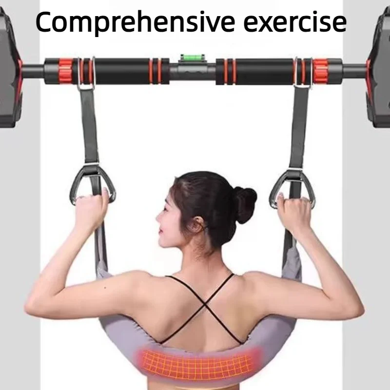 Home Hanging Lumbar Traction Belt Horizontal Bar Spine Decompression Harness Waist Stretch Auxiliary Support Sling
