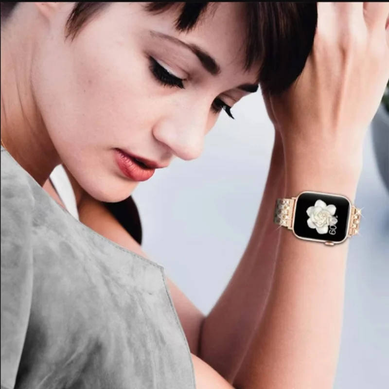 سوار ماسي لشريط التفاح ، فولاذ مقاوم للصدأ ، iWatch 10 Ultra SE ، 45 Watch ، 44 way ، 41 way ، 40 way ، 49 way ، 46 way ، 42 way ، الموضة