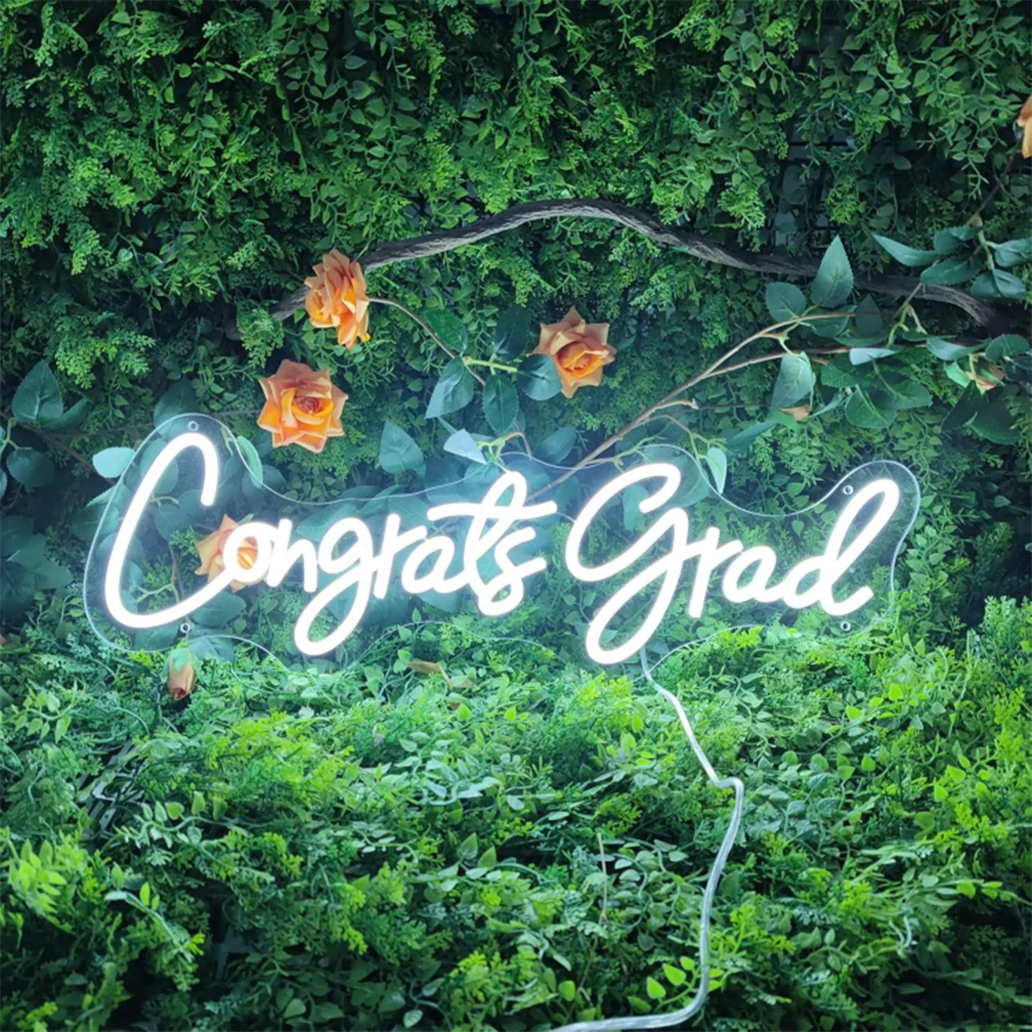 Congrats Grad Neon Signs for Wall Decor,Led Light Sign for PROM night Party,Prom,Home,Wall Room,Decoration,Graduation Christmas