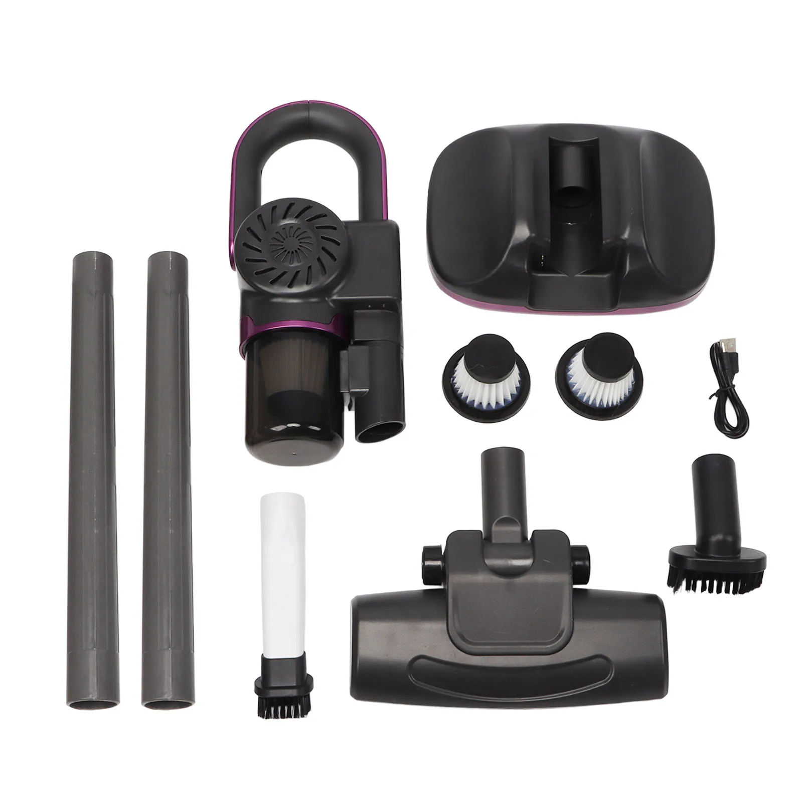 무선 매트리스 진공 청소기 UV 조명 11Kpa 강력 흡입 USB 침대 진공 청소기