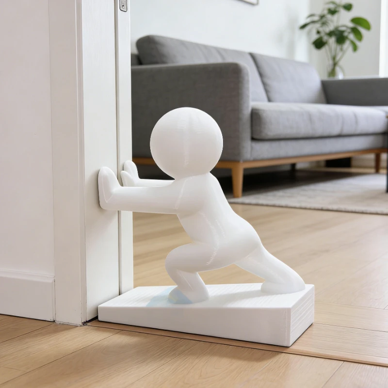 

Милые декоративные дверные стопперы в виде маленьких фигурок, мягкие, устойчивые к царапинам, защита пола, идеально подходят для спальни, гостиной, креативный декор для дома