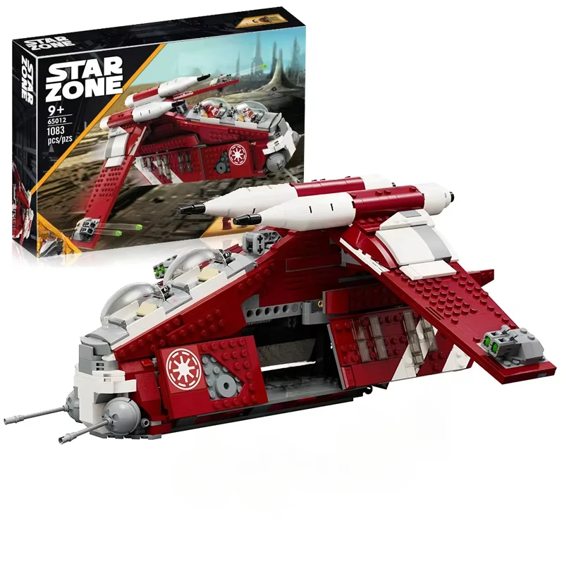 1083PCS Space Wars Coruscant Guard Gunship Building Blocks With 5 Figures Assemble Bricks Toys Children Adult Gift