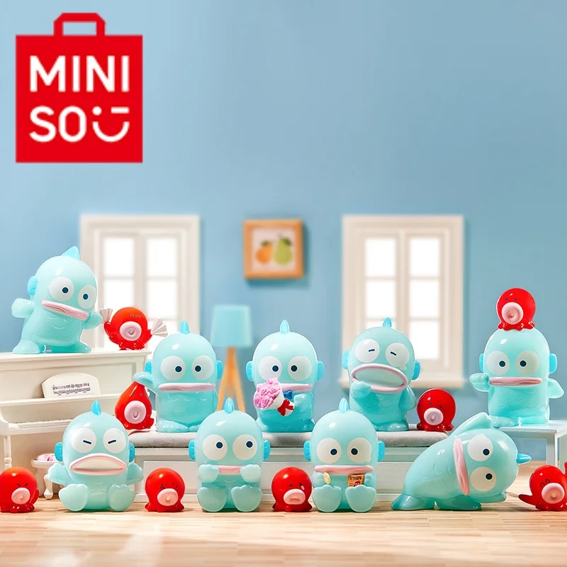 

Оригинальная мини Экшн-фигурка Miniso Sanrio Hangyodon эмоциональная серия Милая Коллекционная мультяшная МОДЕЛЬ искусственная кукла игрушки подарок