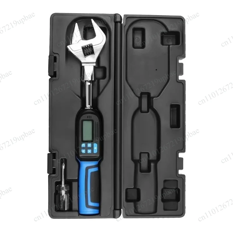 ±2% High Precision Digital Torque Wrench, Preset Ratchet Wrench Interchangeable Head 4 Mode Conversion