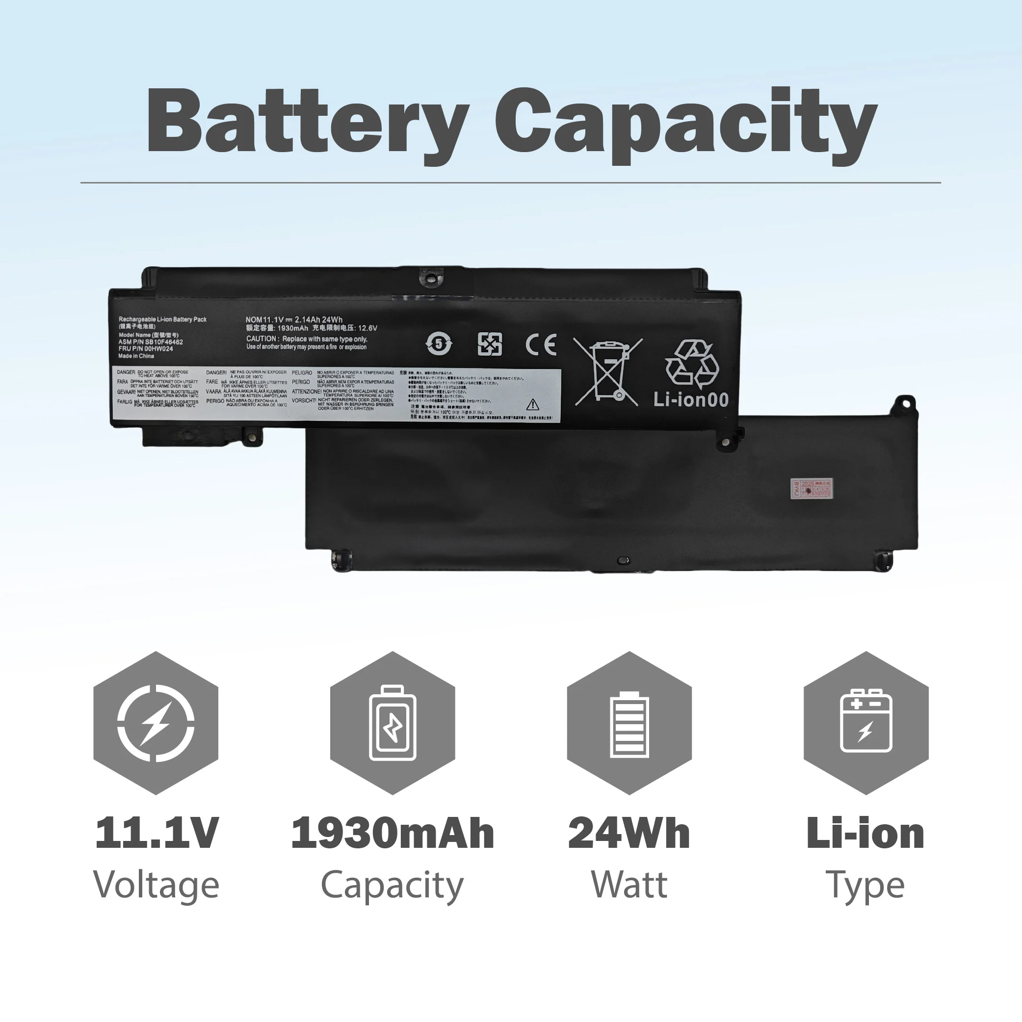 00HW025 01AV405 00HW024 01AV406 01AV408 Battery Replace For Lenovo ThinkPad T460s T470s Series SB10J79002 L16M3P73 SB10K97605