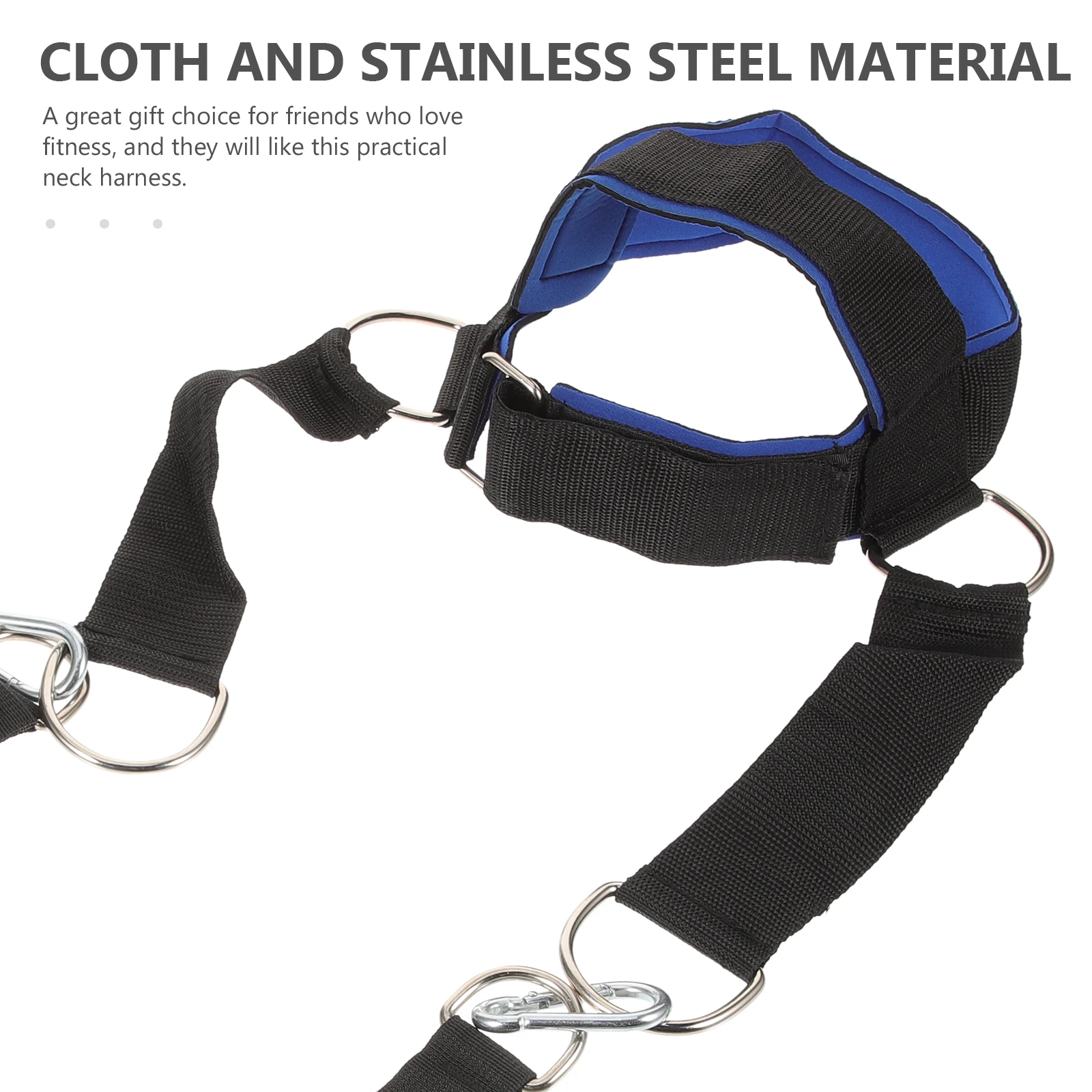 

Neck Trainer Strip Cloth Stainless Equipment Head Shoulder Weight Training Aids Fitness Accessories Heavy Duty Strap