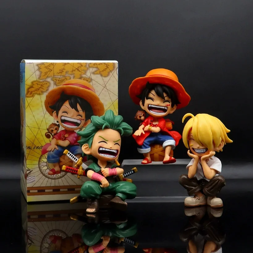 Anime Luffy Anime Action Figure Model Gifts Collectible figures for Kids 12cm# Color: C, size: 12cm