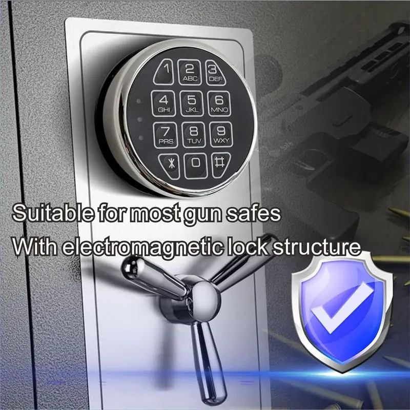 Lock Replacement Chrome Digital Keypad Electronic Lock-[A04I Tools]