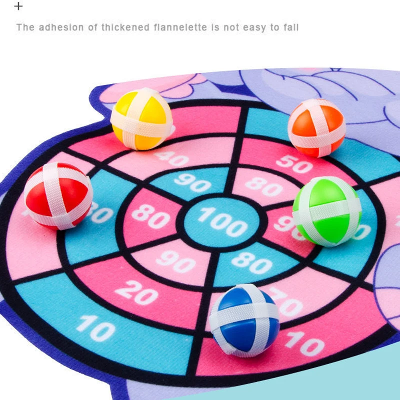 Cartoon Classic Educational Outdoor Party Throw Dartboard Indoor Sticky Ball Toys Target Sports Game Gift Dart Board Game ﻿