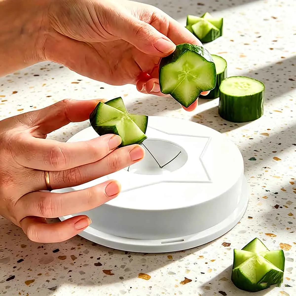 Creative Party Vegetable Cutter, Multifunctional Fruit and Vegetable Shape Carving Tool, Simple, Perfect, Fast Manual Operation