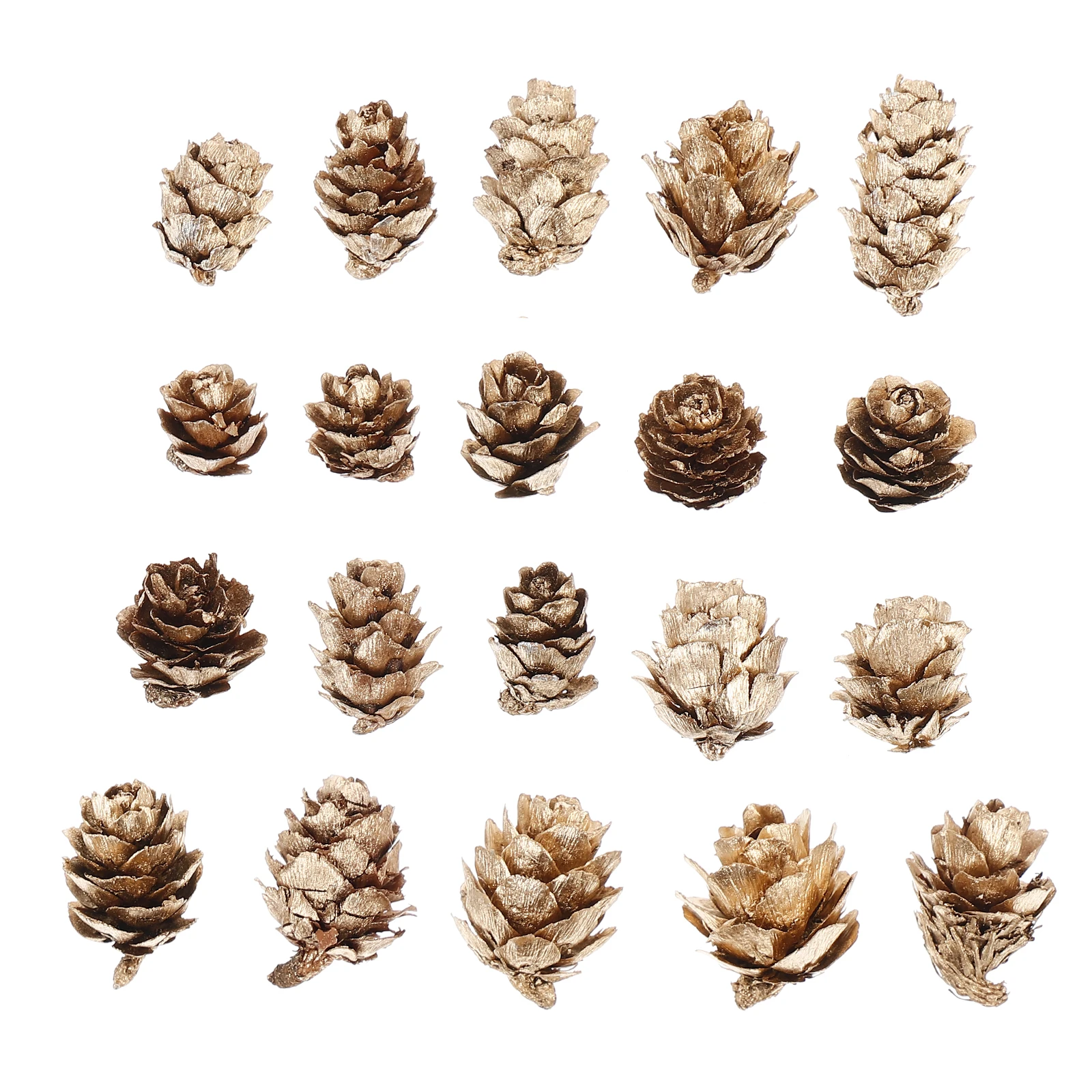 

1Set Christmas Pine Cones Artificial Fake Decorative Accessories DIY Crafts Holiday Supplies for Home Decor