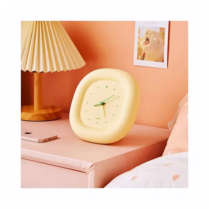 new bubble clock creative desktop wall dual-purpose simple bedroom stylish decoration quiet cute desk clock