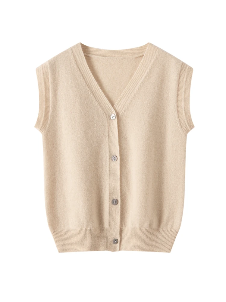 

Базовый детский свитер, кардиган, жилет из 100% кашемира, детская одежда, осенне-зимний жилет для мальчиков и девочек, тонкий свитер без рукавов с v-образным вырезом