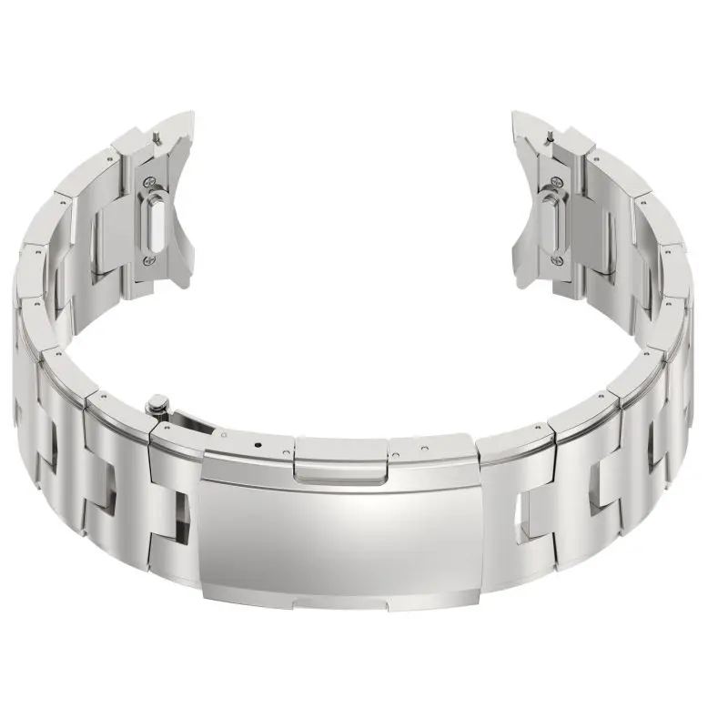 สายนาฬิกาไทเทเนียมแบบกดปลดเร็วสำหรับ Samsung Galaxy WATCH 6 5 Pro watchband 40มม. 44มม. 45มม. สร้อยข้อมือเหล็กผู้หญิงผู้ชาย