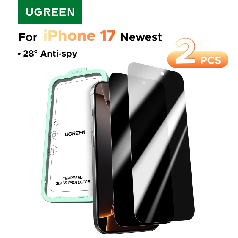 UGREEN 2 SZT. Folia Ochronna Prywatności do iPhone 17 16 Pro Max Szkło Hartowane Anti-Spy do iPhone 17 Air — zdjęcie produktu 7