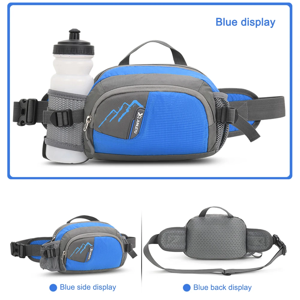 Fanny Pack Running Belt Purse Bum Bag Women Men Sling Waist Pack with Bottle Holder for Running Hiking for Hydration for Jogging