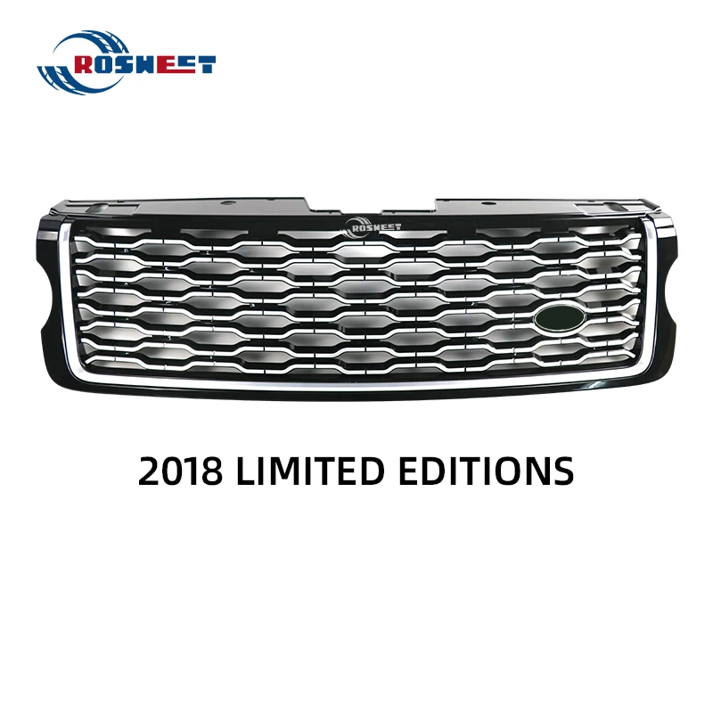 Racing Grills For Land Rover Range Rover Vogue 2013-2017 L405 Upgrade 2018-2022 Style Front Bumper Grille