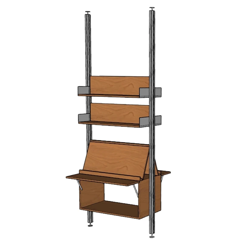 

Simple partition rack Aluminum profile Tongtian creative decorative storage display Multifunctional display stand