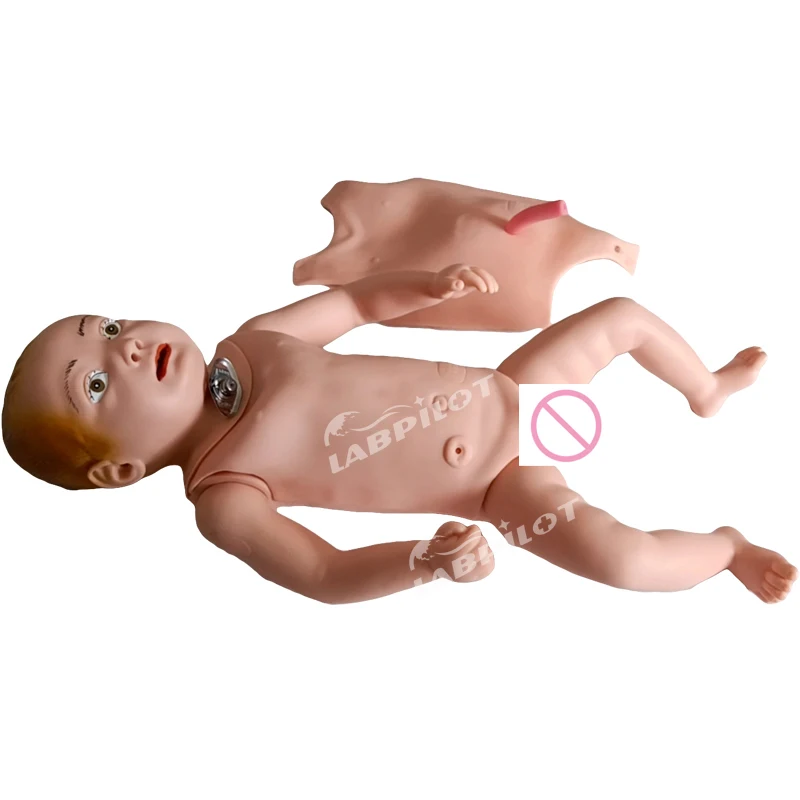 

Infant Tracheotomy Nursing Simulator Sputum Suction Venipuncture Teaching Baby Care Manikin