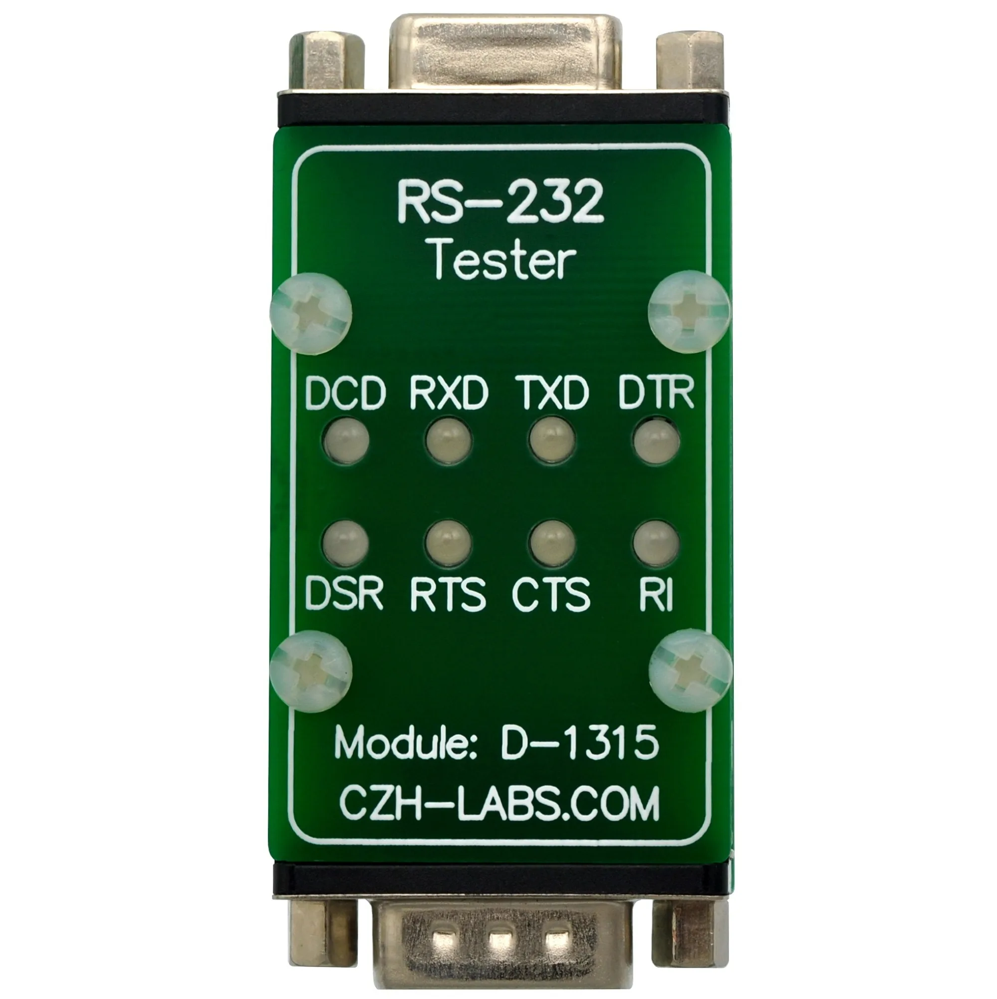 CZH-LABS rs232 ledリンクテスターモジュール、db9オスからdb9メスへ。