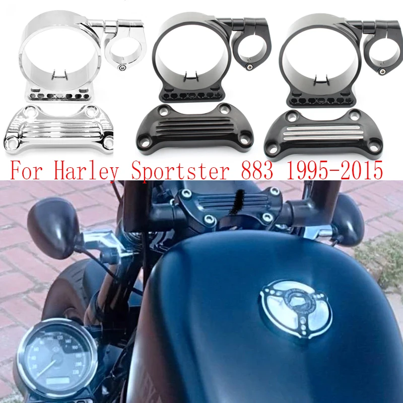 For Harley Sportster 883 XL Motorcycle Parts Instrument speedometer Bracket Case Housing Side Mount Relocation Cover 1995-2015