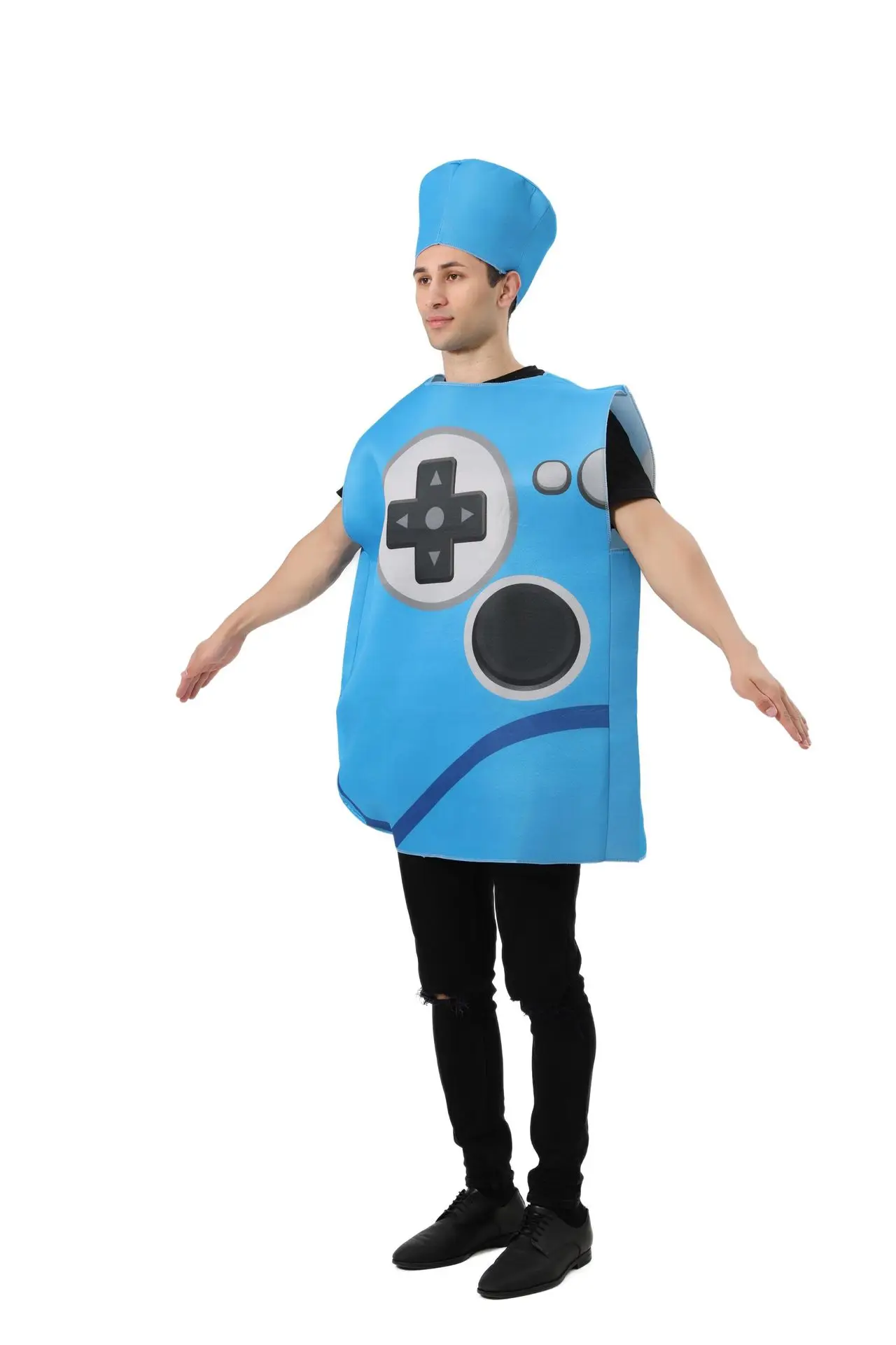 Halloween Cosplay Costume para homens e mulheres, Candy Cookies, Comida, Vestido extravagante com chapéu, Adulto, Chocolate, Cerveja, Pão, Casal, Trajes de Performance, Realizar