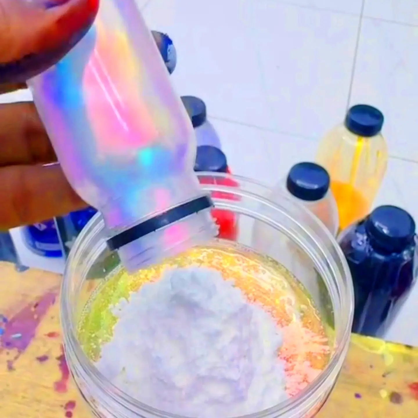 Super Opal Rainbow White Chameleon Pigment Powder Chromaflair Colorshift Hypershift for Epoxy Resin Craft Art 105