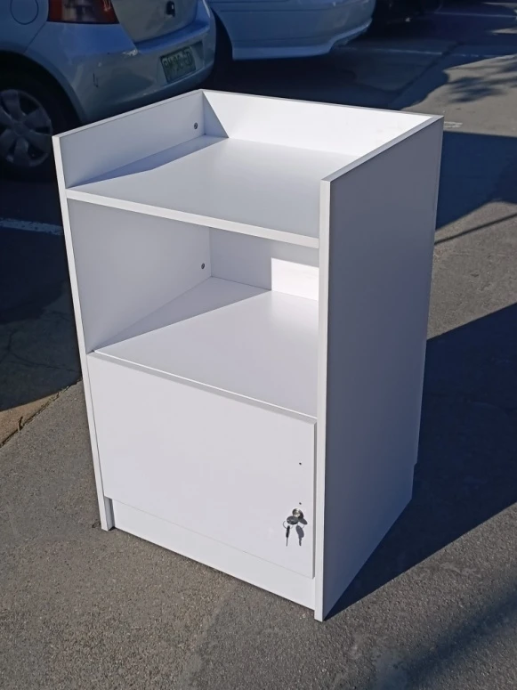 Keway POS Counter Melamin Surface Sale Stand Kasir