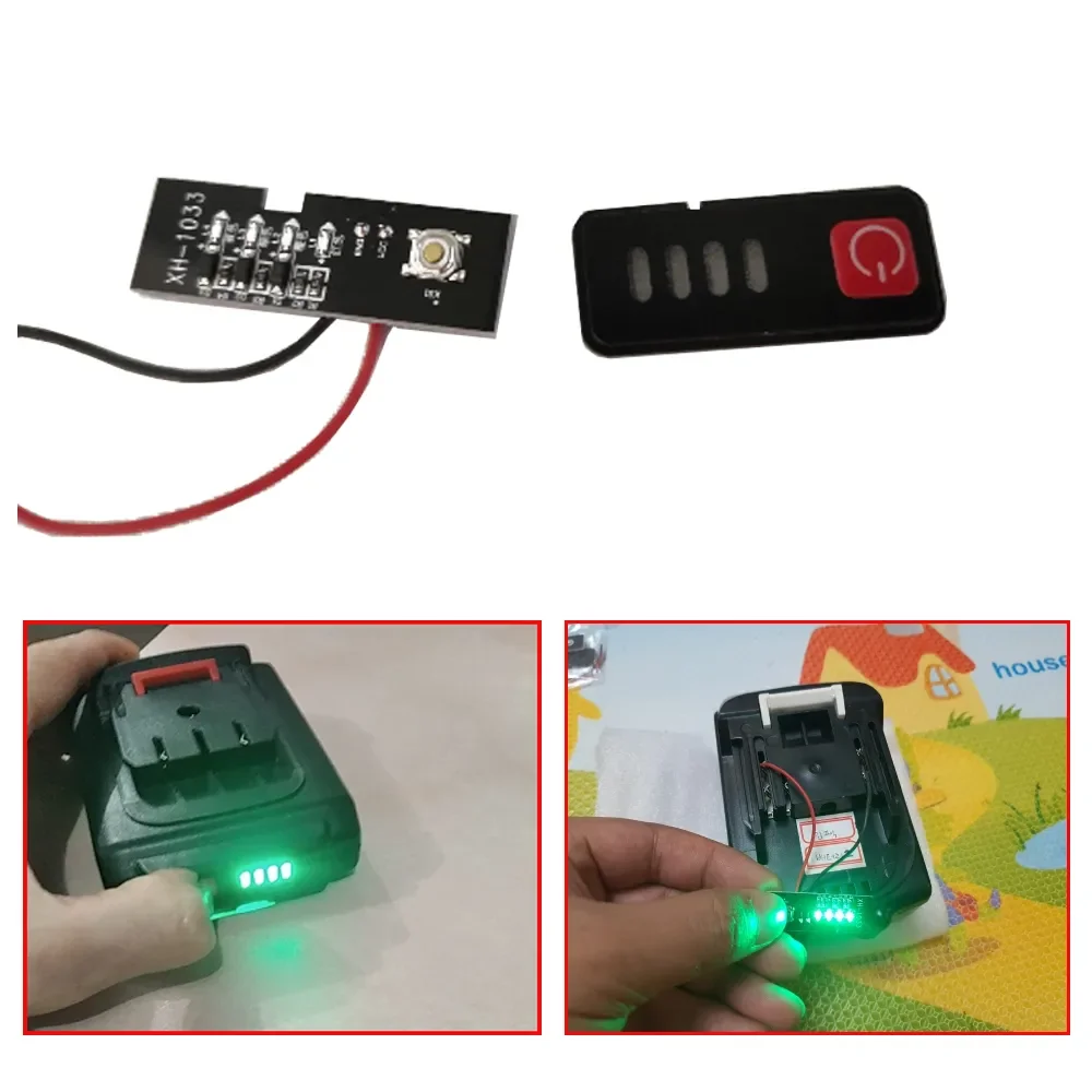 

5S 18V 21V Electric Drill Screwdriver Battery Capacity Indicator LED Display for 18650 Lithium Batterry Makita Lithium Battery