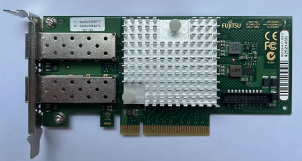 

For D2755-A11 (INTEL X520-DA2) 10G DUAL PORT SFP+ ETHERNET NIC BOTH BRACKETS