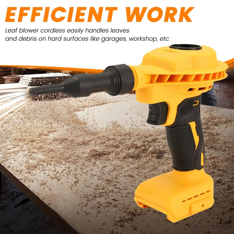 Mesin debu udara tanpa kabel, alat listrik pembersih Inflator vakum pembersih efisien dapat diisi ulang untuk baterai Dewalt 18V 20V