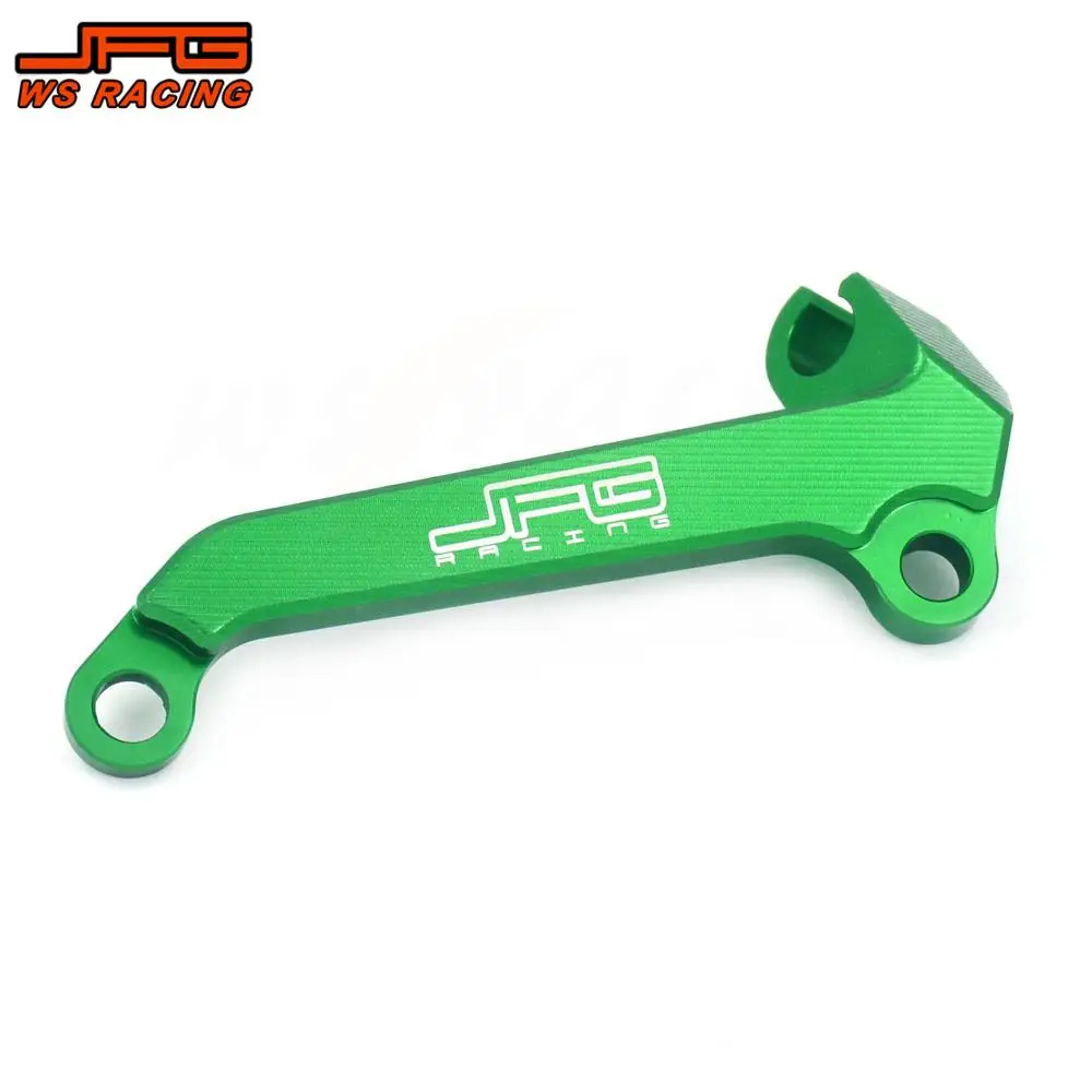 Motorcycles Accessories CNC Engine Clutch Cable Line Clamp Bracket For KAWASAKI KX450F KXF450 2006-2015 Dirt Pit Bike Moto Parts