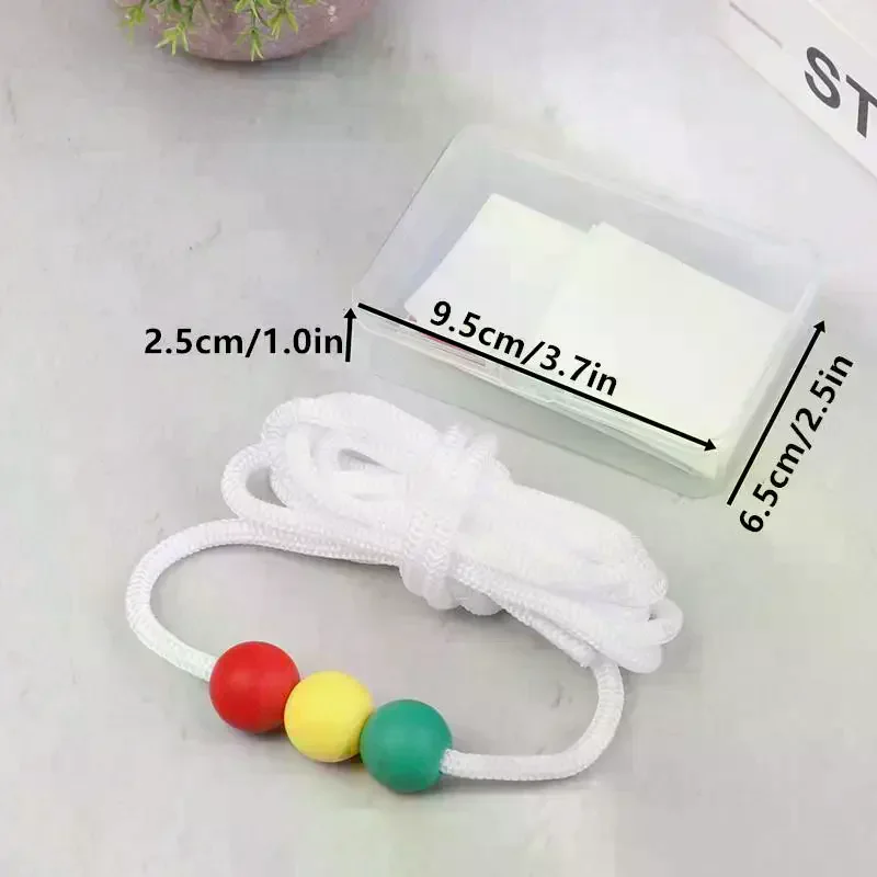 Sports Eye Sight Train Three Beads Brock String Vision Convergence Insufficiency Training Tool Target Pointing Practice