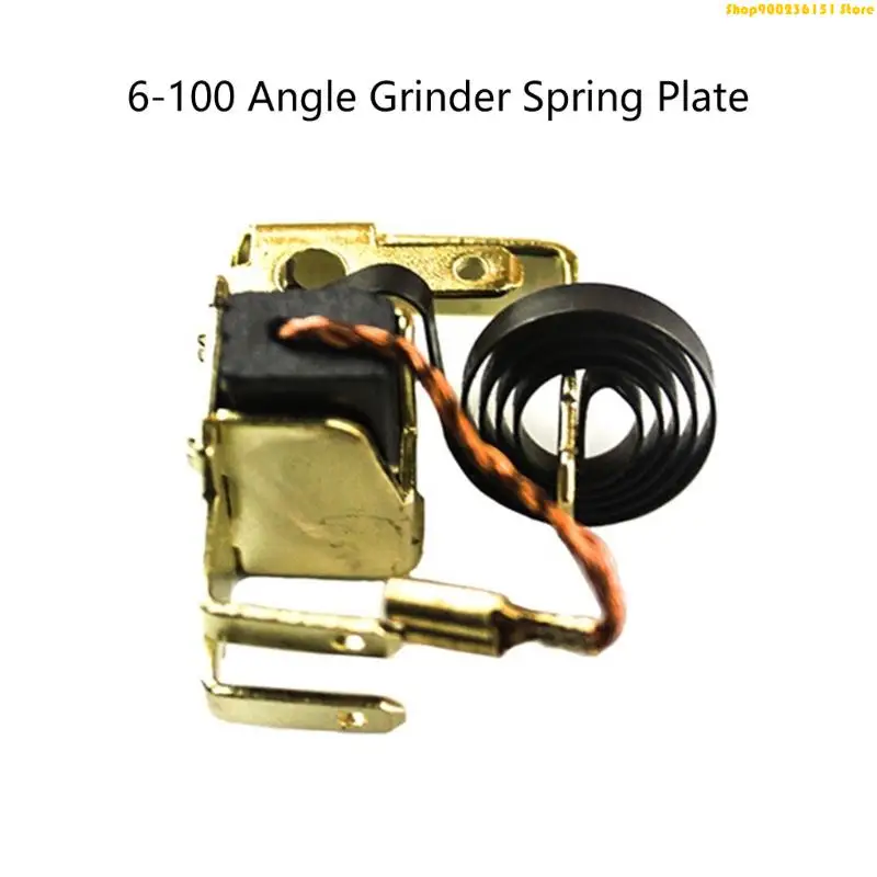G92C 2Pcs Angled Grinder Coil Spring Carbon Brush Holders Spring Replacement
