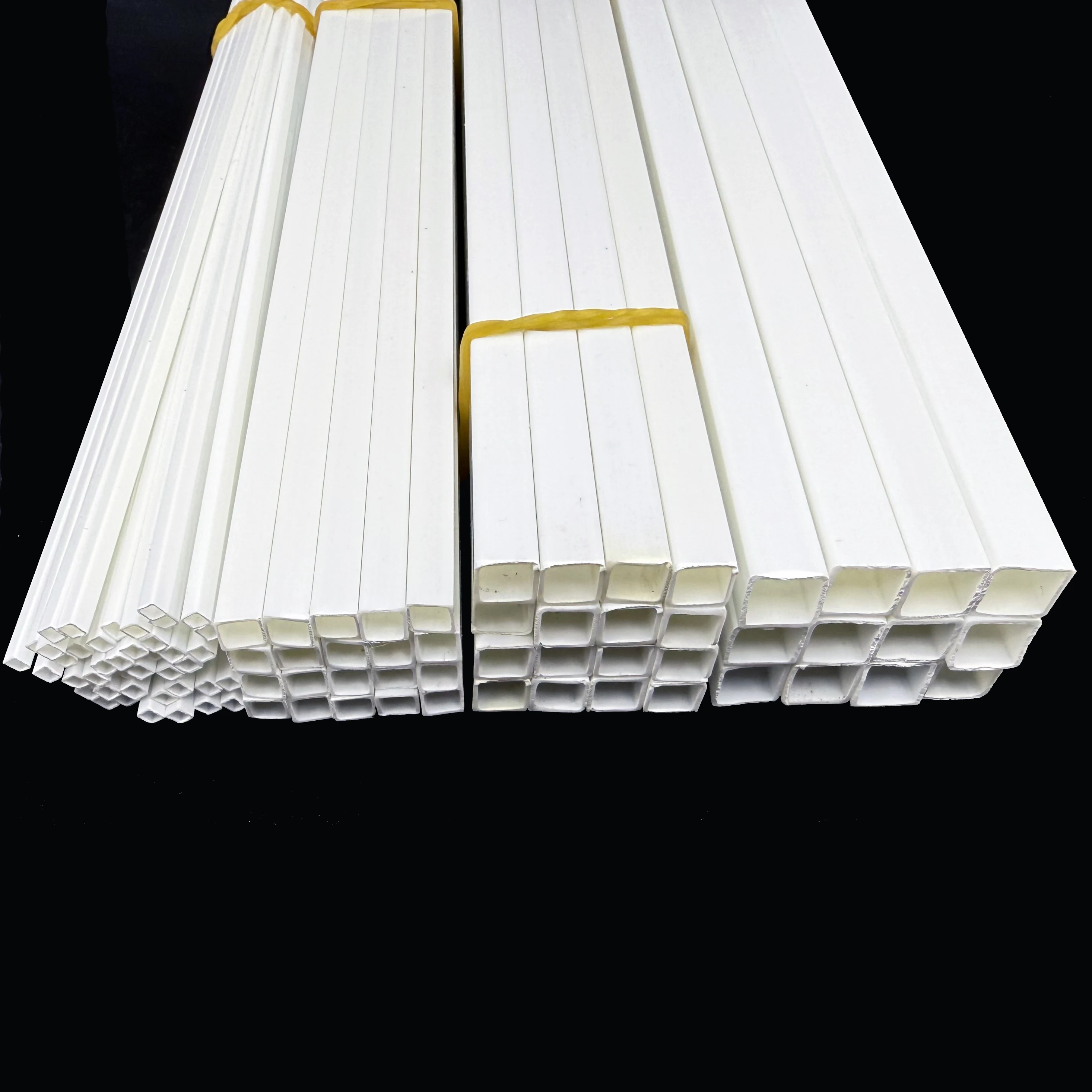 30 SZT. ABS Kwadratowa Rurka Plastikowa Rurka Pusta Średnica 2mm/3mm/4mm/5mm/6mm/8mm/10mm DIY Ręcznie Robiona Stół Piaskowy Materiał Model Budowlany