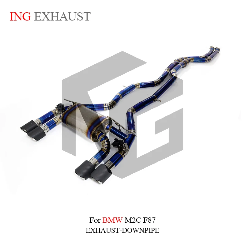 

ING Performance Titanium Alloy Valve Catback Exhaust for BMW M2c f87 3.0t Remote control Auto Tube Accessories System