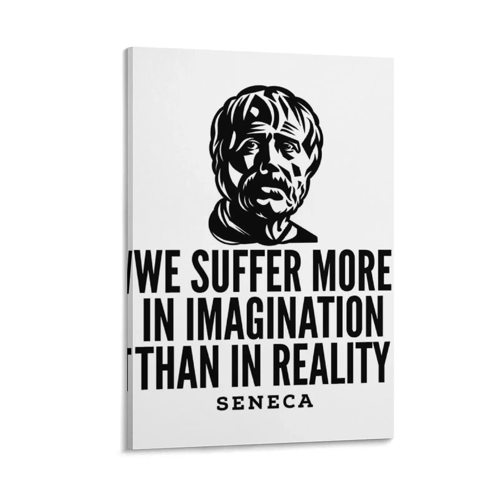 

Seneca Quotes - Suffer in Imagination Canvas Painting house decorations Bedroom deco room decorations for girls