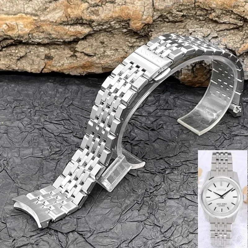 

Suitable for KingSeiko SPB279J1 281 283 285 287 original steel strip