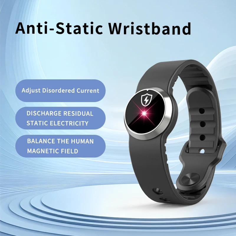 

Hot Sales Anti-static Silicone Bracelet Men Women Fashion Waterproof Adjustable Winter Human Body Static Eliminator 2026 New