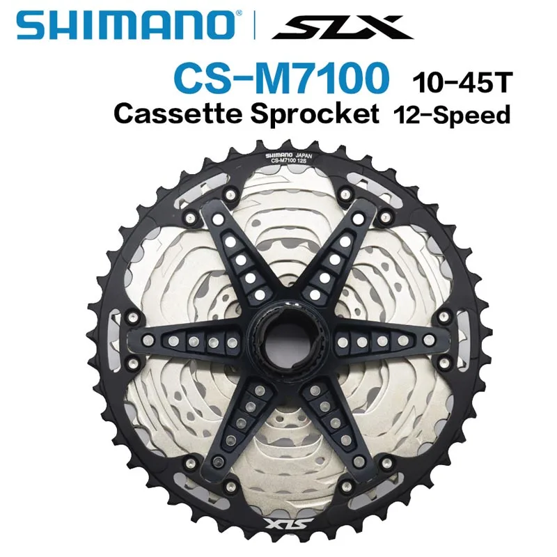 Shimano SLX CS M7100 Cassette 12 speed Freewheel Cogs Mountain