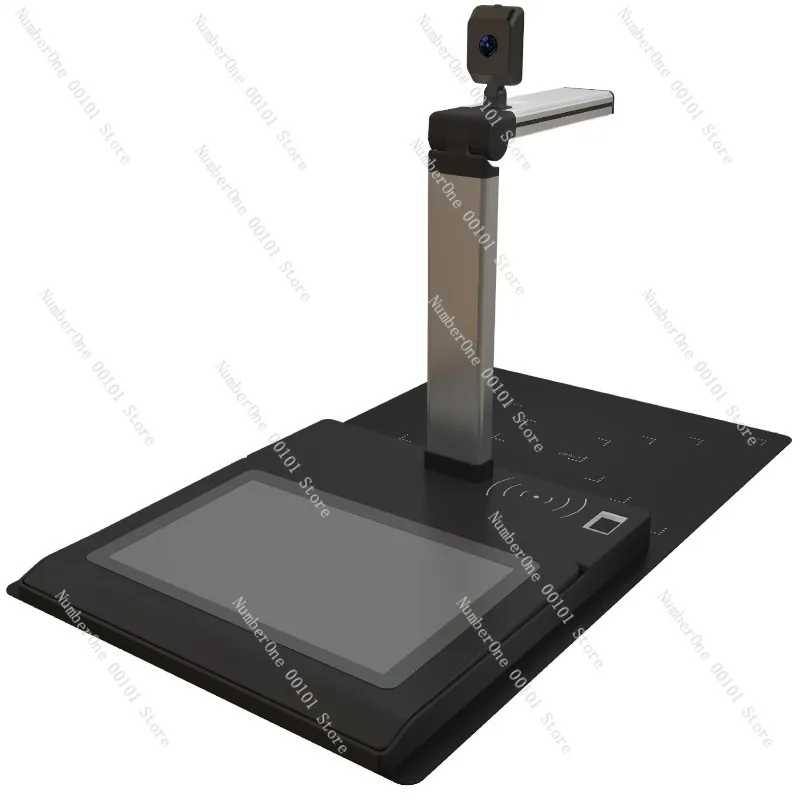 

8000MP Dual Camera Document Scanner Signature Pad Integrated Handwriting Signing Display HD High Speed Book Scanner with 3MP