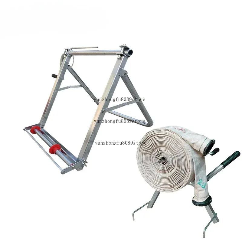 Reeling And Storage Agricultural Irrigation Water Pipes Winding Water Hoses Closing Machines Folding Floor Type Ultra Long Coile