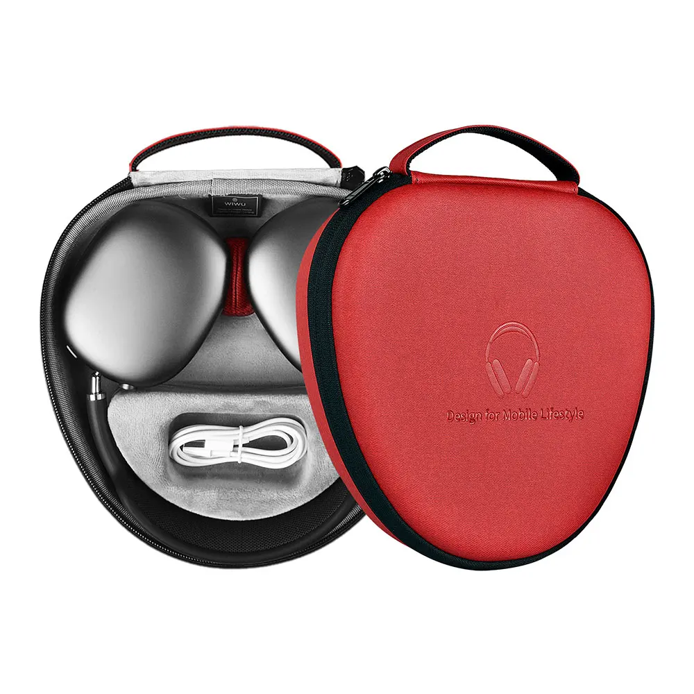 Wiwu schützende intelligente Hülle für Airpods max mit automatischer Schlaf wasserdichte Hartsc halen tasche für Airpods max tragbare Trage tasche – Detail 12