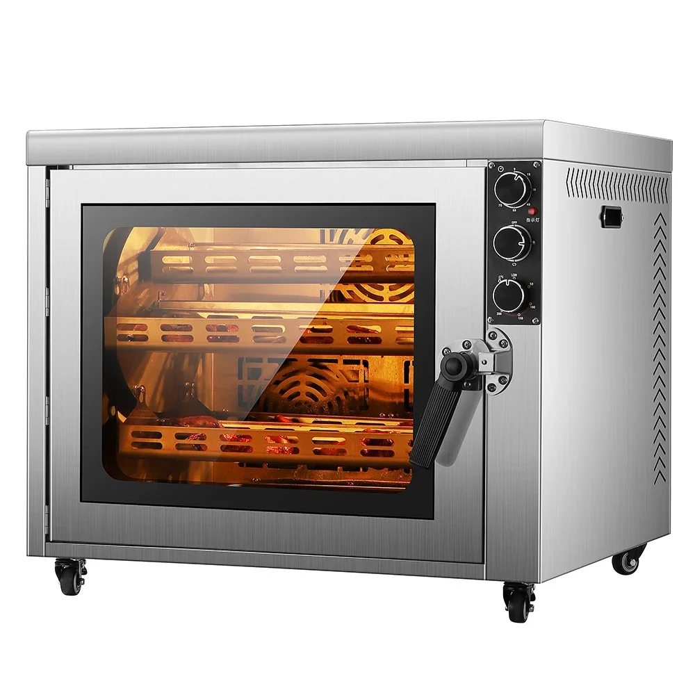 Microwave Convectional Designed Double Tempered Glass Door Commercial Electric CONVECTION OVEN For Open Kitchen Bakeries