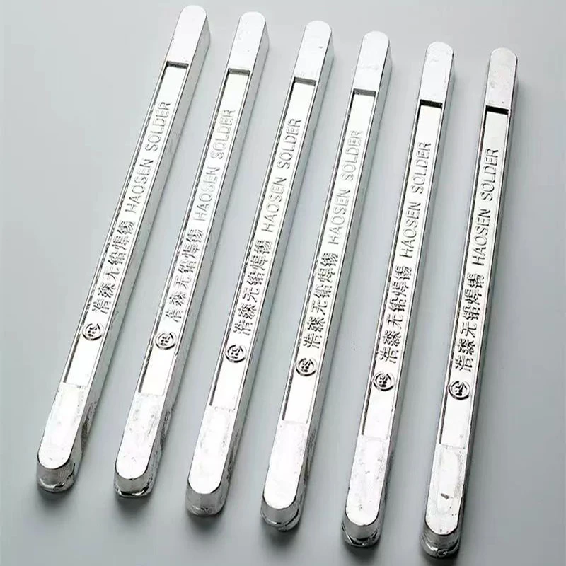 500g SGS Certified Lead-free 99.9% Sn99.9Ag0.5Cu0.5 or 99.3% Sn99.3 Cu0.7 pure tin solder bar/lead free soldering rod