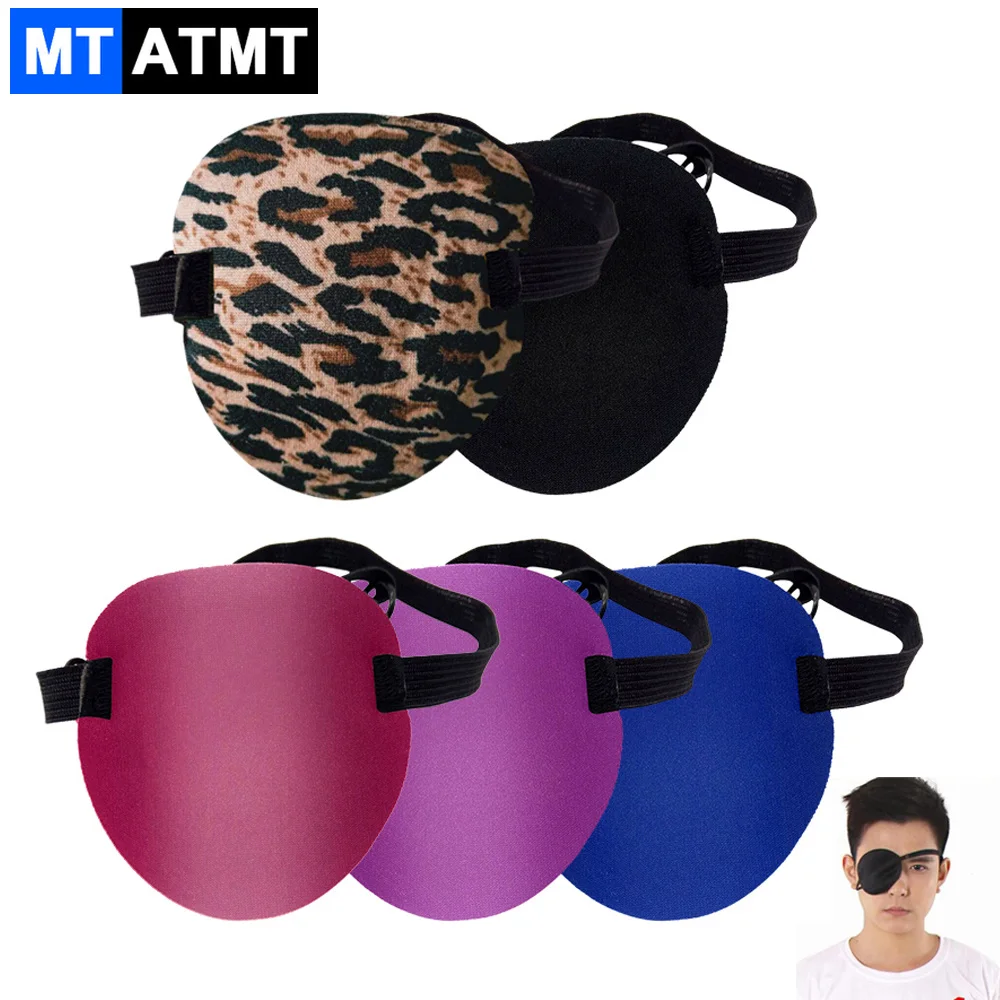 1Pcs Eye Patch Set for Adults and Kids, Single Eye Mask with Adjustable Buckle Soft and Comfortable Pirate Eye Patch