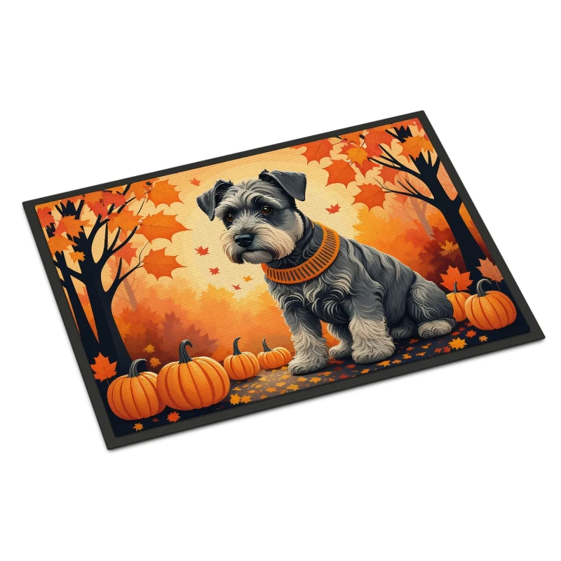 

Новый осенний дверной коврик «Шнауцер» — нескользящий, прочный, легко чистится, моющийся, с милым рисунком собаки, коврик для прихожей, идеальный подарок на новоселье